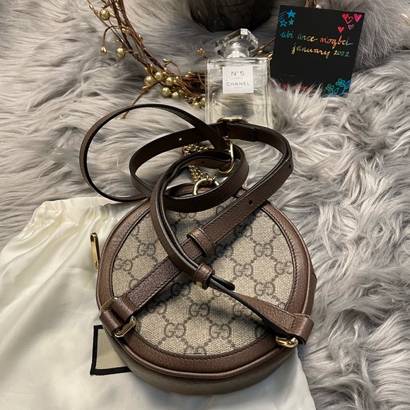 🌹SOLd on IG🌹Gucci Ophidia Mini round backpack - Picture 3 of 16
